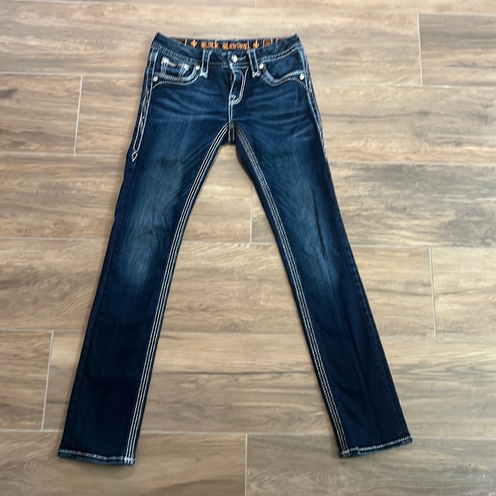 Rock Revival size 26 denim straight leg jean